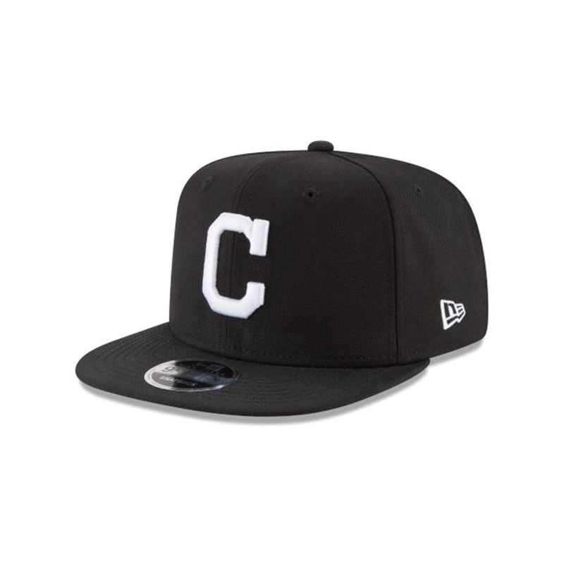 MLB Cleveland Indians High Crown 9Fifty Snapback (QKF0672) - Black New Era Caps